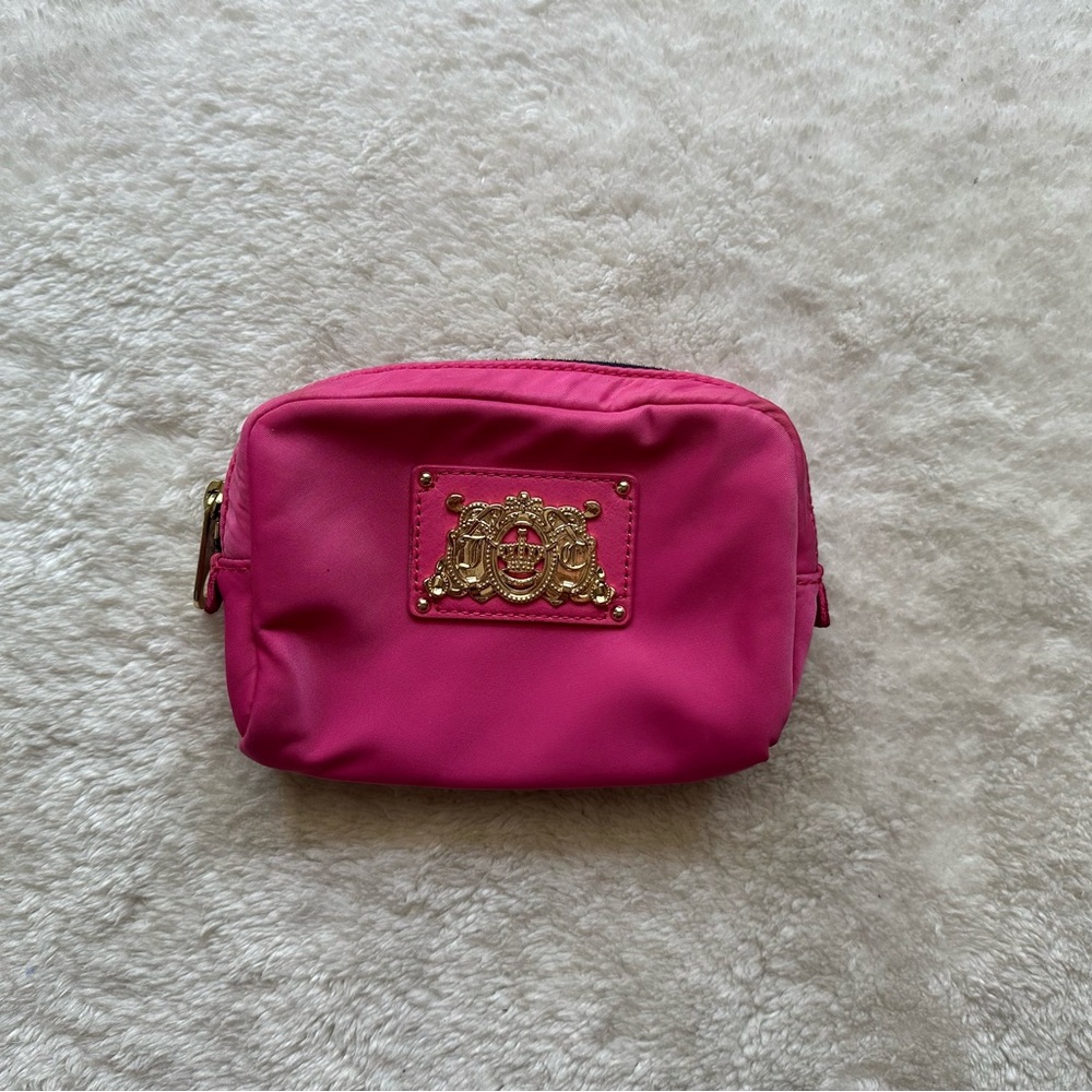 Juicy Couture Hot Pink Cosmetic Bag